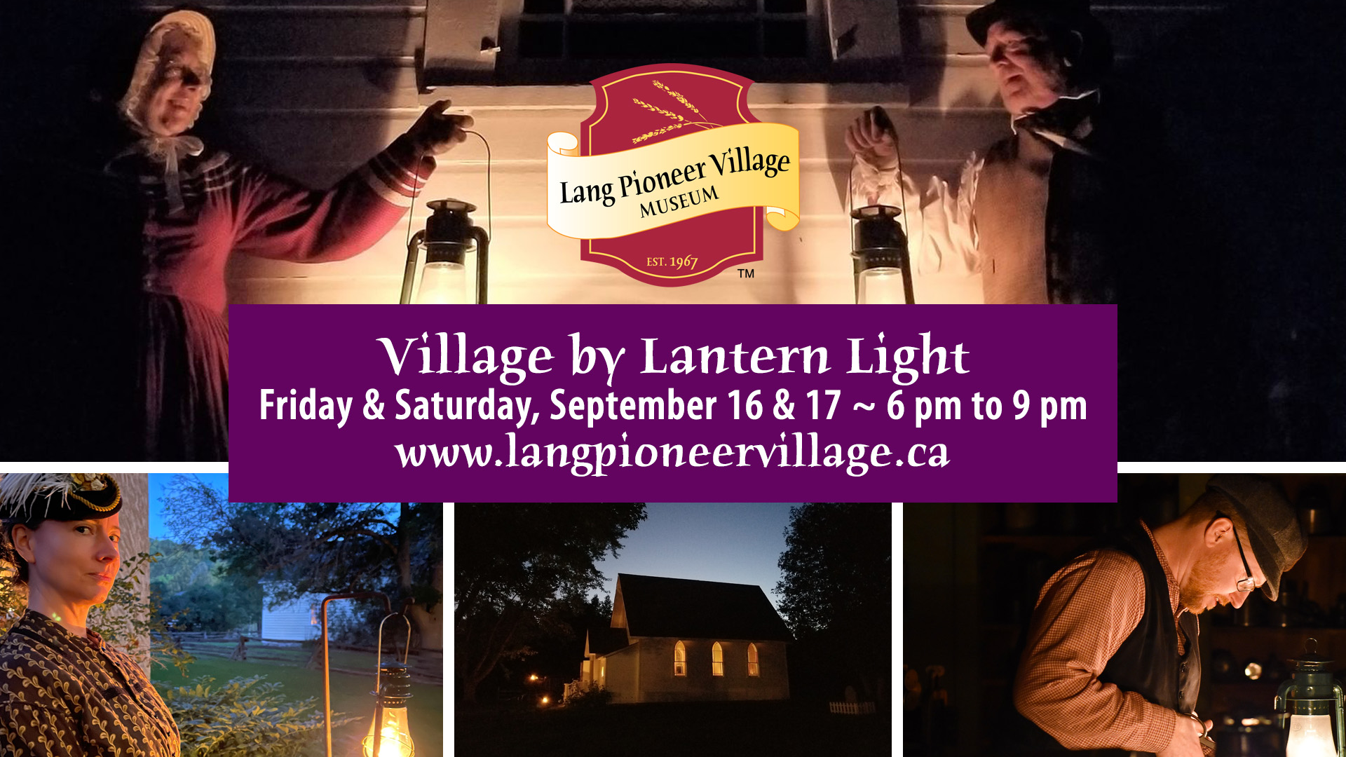 Village by Lantern Light Banner 2022